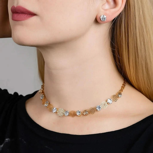 NEREIDE – Schmuckset mit Grünen Steinen und Seemann-Gliedern