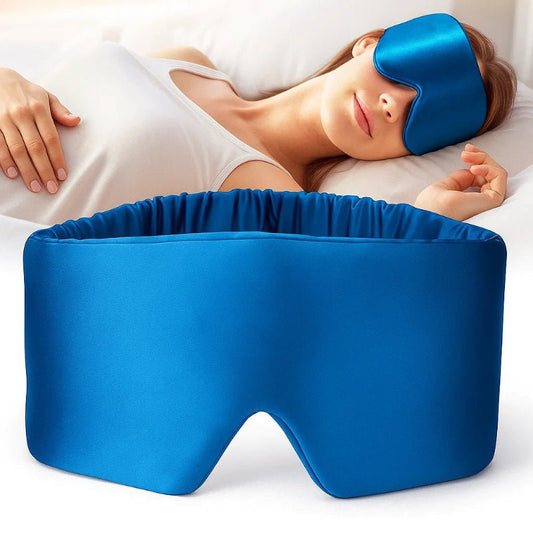 SILKDREAM | Komfortable Schlafmaske mit Lichtschutz für Zuhause & Reisen