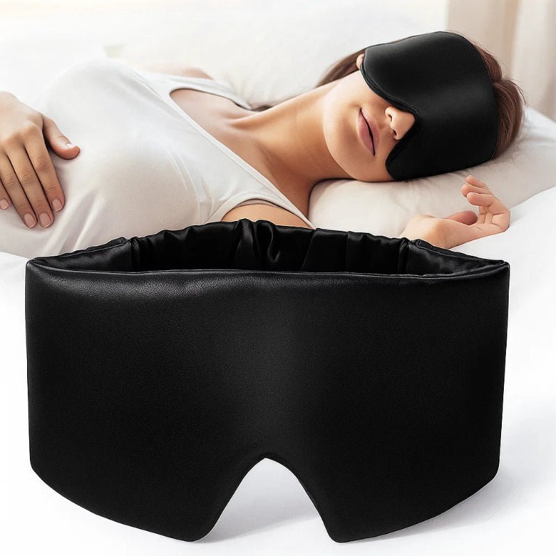 SILKDREAM | Komfortable Schlafmaske mit Lichtschutz für Zuhause & Reisen