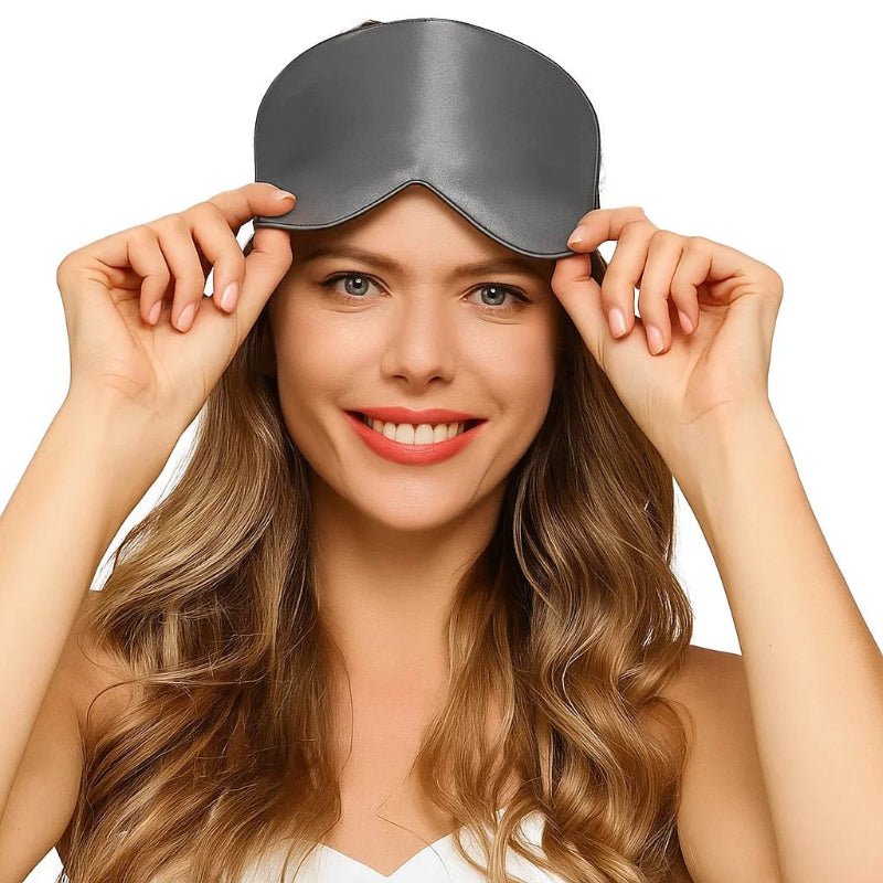 SILKDREAM | Komfortable Schlafmaske mit Lichtschutz für Zuhause & Reisen