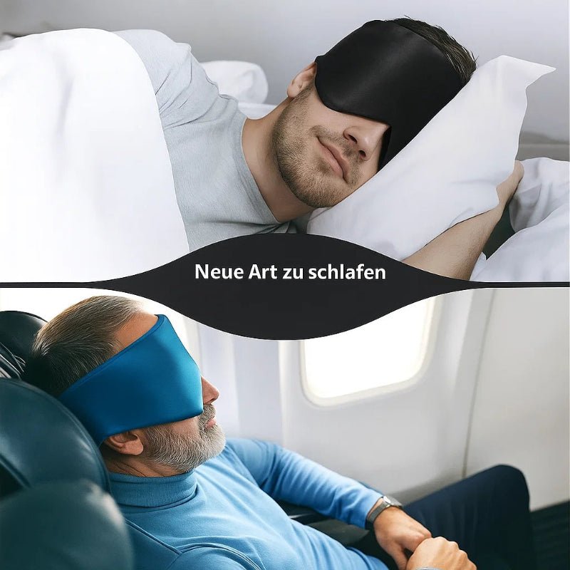 SILKDREAM | Komfortable Schlafmaske mit Lichtschutz für Zuhause & Reisen