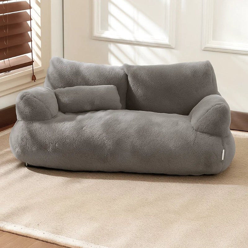 Flauschigkomfort – Luxuriöses Haustiersofa Aus Plüsch Für Maximalen Entspannungs­komfort