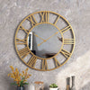 RAVENELLE Wanduhr Offenes Zifferblatt Römische Ziffern Modernes Design Elegante Uhr Für Wohnbereich