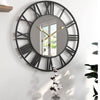 RAVENELLE Wanduhr Offenes Zifferblatt Römische Ziffern Modernes Design Elegante Uhr Für Wohnbereich