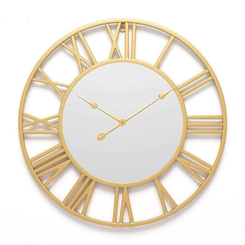 RAVENELLE Wanduhr Offenes Zifferblatt Römische Ziffern Modernes Design Elegante Uhr Für Wohnbereich