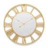 RAVENELLE Wanduhr Offenes Zifferblatt Römische Ziffern Modernes Design Elegante Uhr Für Wohnbereich