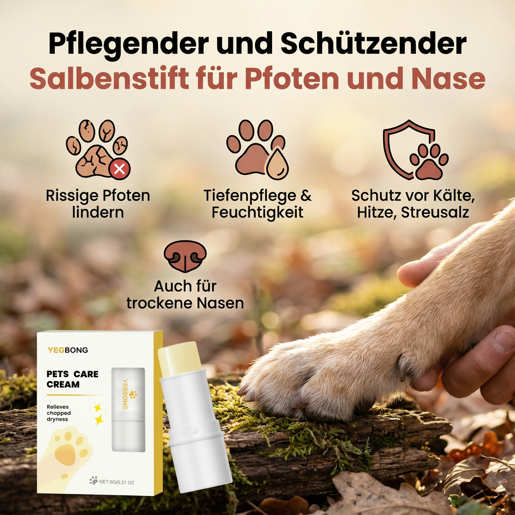 Pflegender und Schützender Salbenstift für Pfoten und Nase