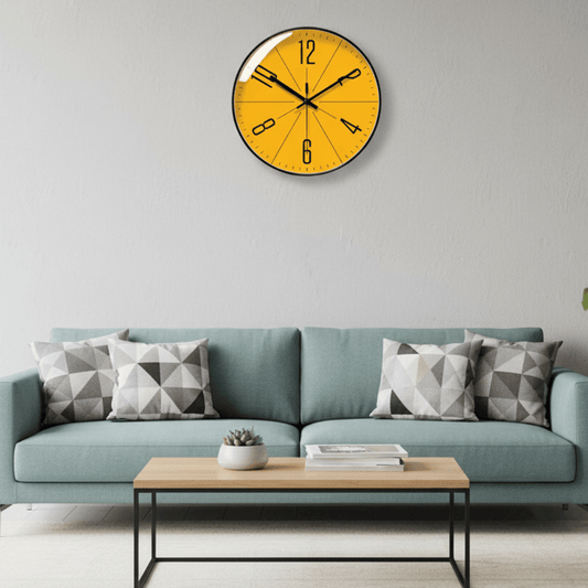 Minutum – Minimalistische Wanduhr im Skandinavischen Stil mit leisem Quarzwerk