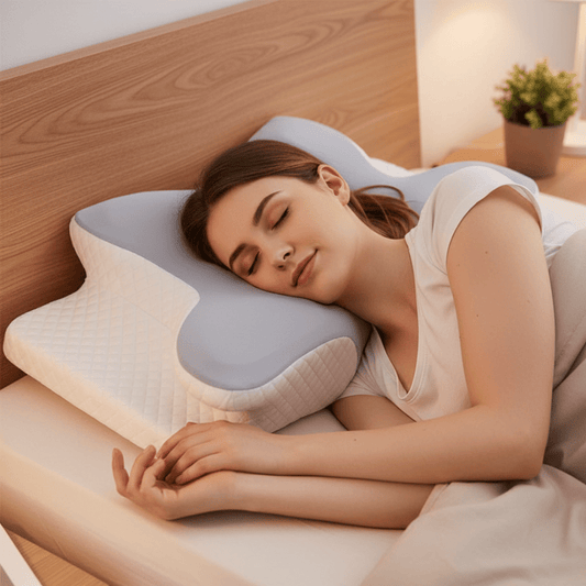 SILENZA Kissen – Ergonomisches Nackenstützkissen Mit Gedächtnis-Schaum Für Erholsamen Schlaf