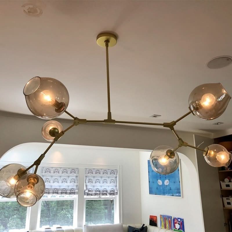 LIMA Pendelleuchte Elegante Mit Sechs Lichtaustrittsmöglichkeiten Und Verstellbarer Hängetiefe