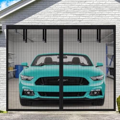 Briseschutz Profi Magnetnetz | Magnetischer Garagenschutz | Insektenschutz & Frischluftsystem Für Garage & Terrasse