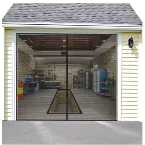 Briseschutz Profi Magnetnetz | Magnetischer Garagenschutz | Insektenschutz & Frischluftsystem Für Garage & Terrasse