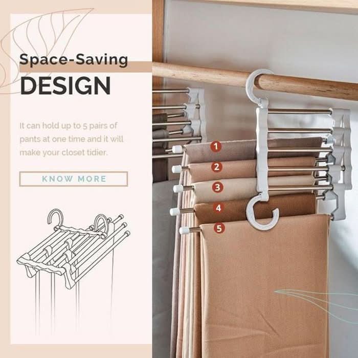 FlexRack Hosenregal – Platzsparend & vielseitig für eine aufgeräumte Garderobe-5