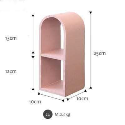 LUNAVEI Moderner Gebogener Regalaussteller Aus Holz Eleganz Und Funktionalität