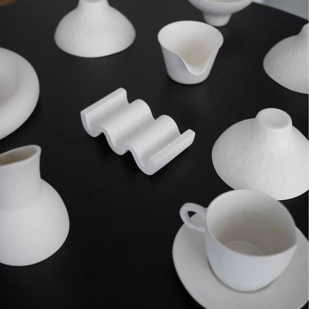 ZARIELLE Multifunktionaler Wellen-Organisator Beton Elegantes Zuhause