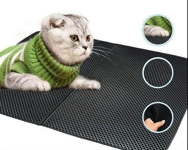 Katzschutz Matte – Rutschfeste Katzenstreumatte Mit Wasserdichtem Schutz Für Ein Sauberes Zuhause