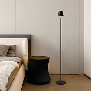 Oslo LED Bodenlampe Mit Höhenverstellung Und Wiederaufladbarem Akku Für Stimmungslicht