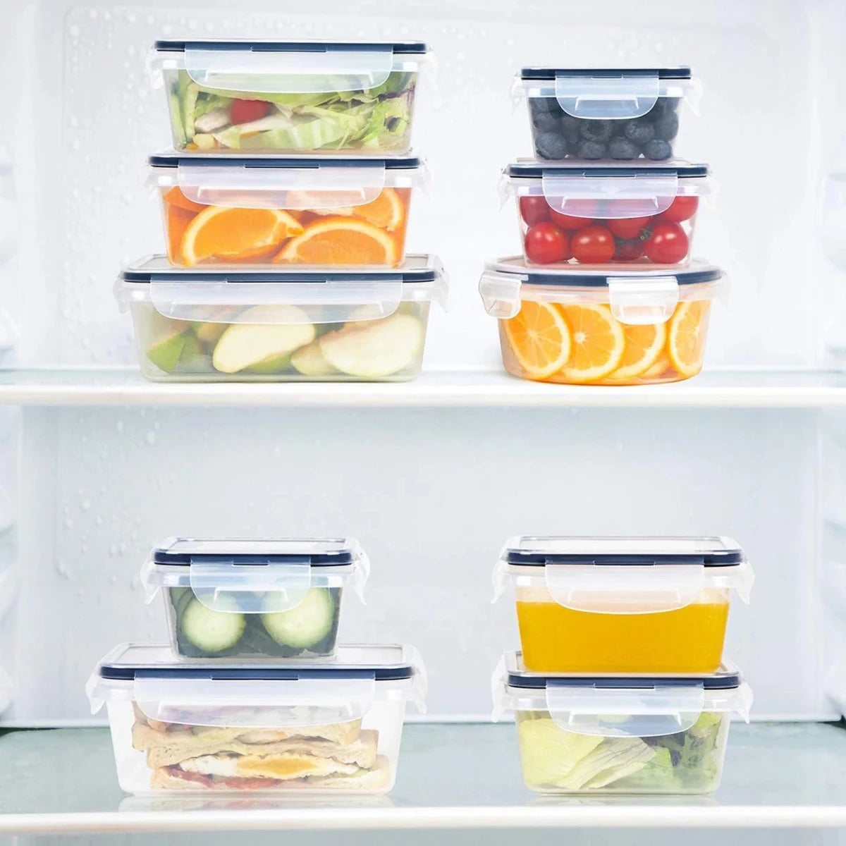 GlasSicher Aufbewahrung Set – Luftdichtes Aufbewahrungssystem für eine organisierte Küche