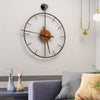 ELARISCA Zarte Lineare Rahmen-Wanduhr Minimalistischer Stil Zuverlässige Zeitmessung