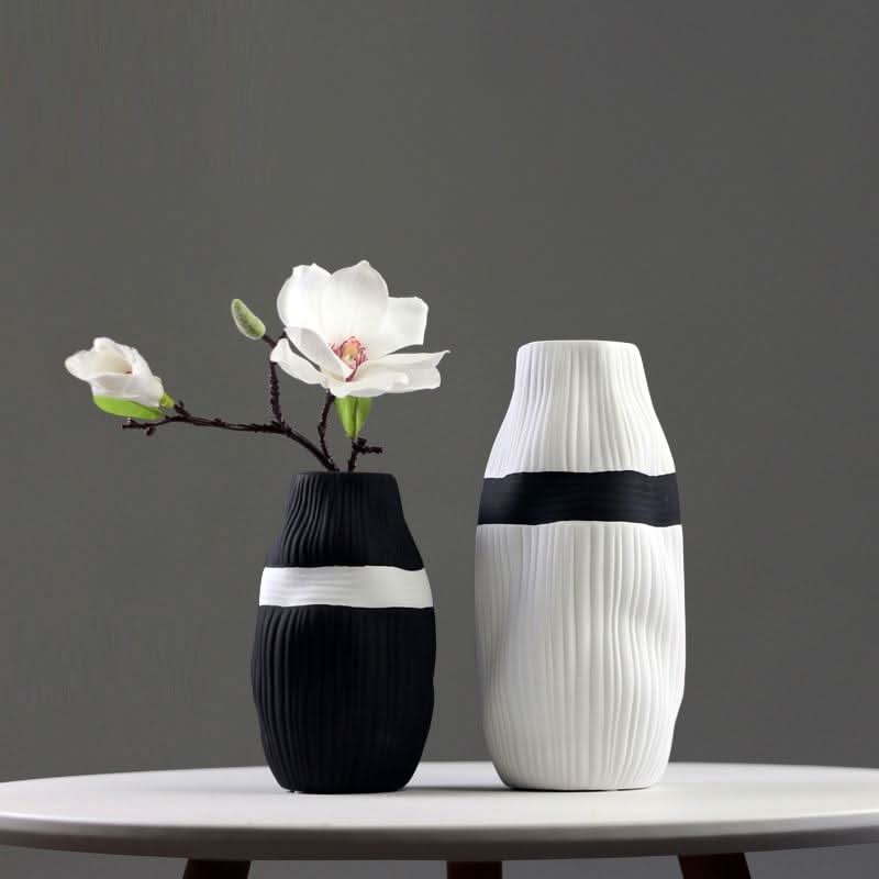 HIKARIA – Elegante Keramikvase Für Moderne Akzente