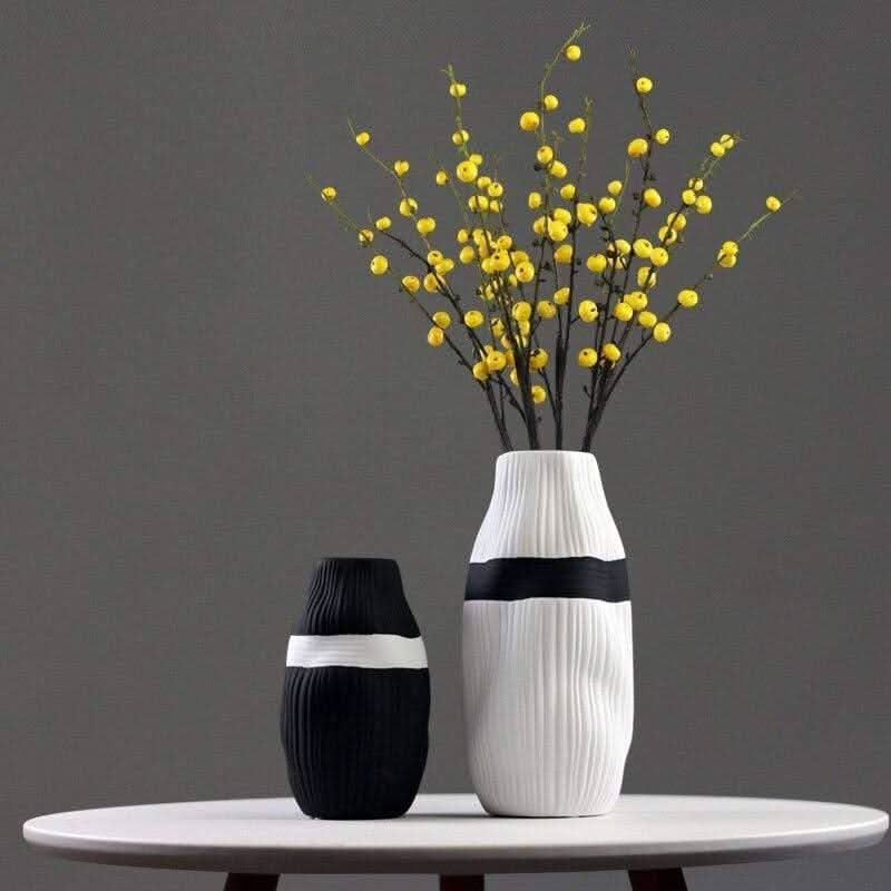 HIKARIA – Elegante Keramikvase Für Moderne Akzente