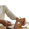 Meridielle Rustikaler Taschentuch-Halter Aus Rattan Bambus Holz Gestaltung