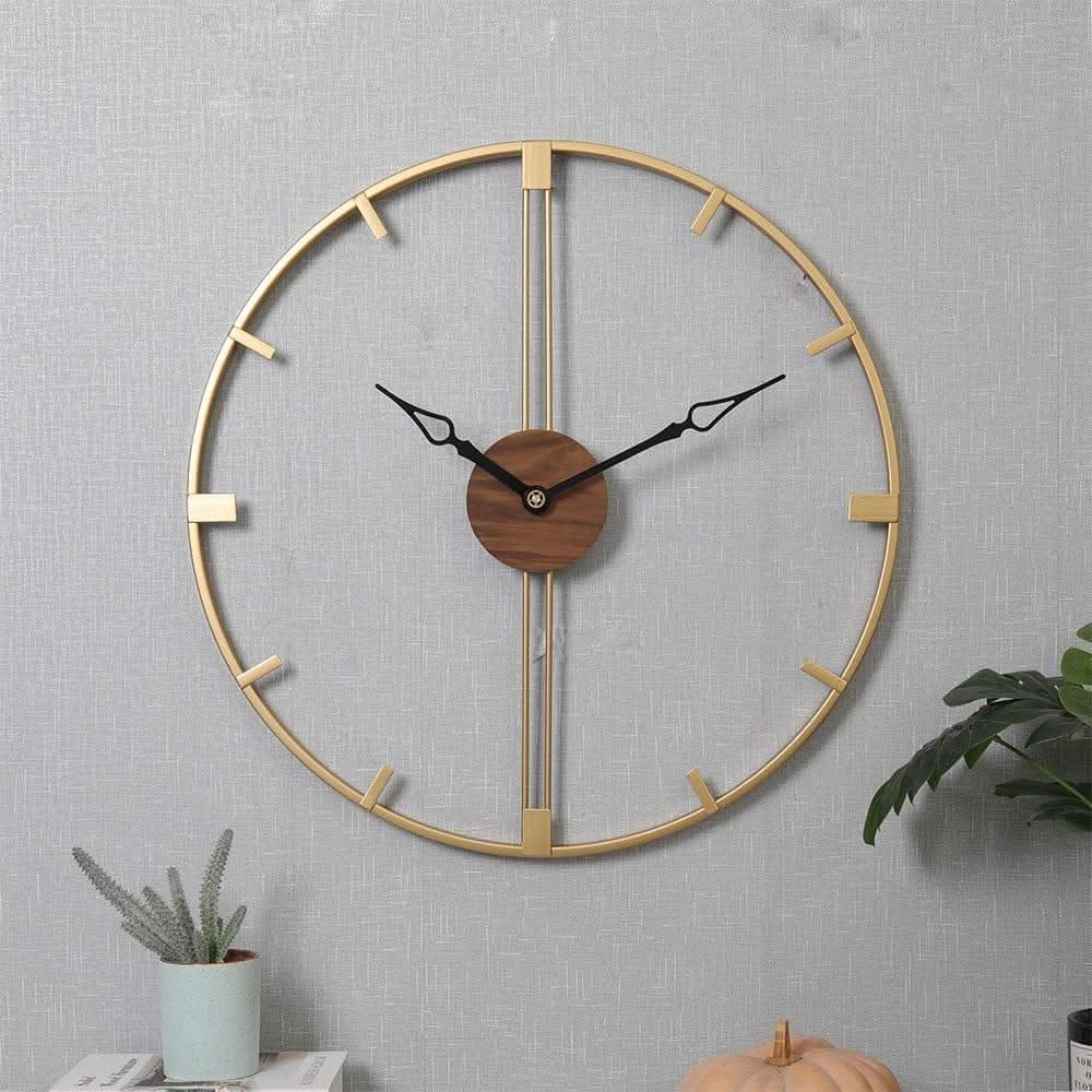 OPHELEA Offenes Kreisrahmen-Wanduhr