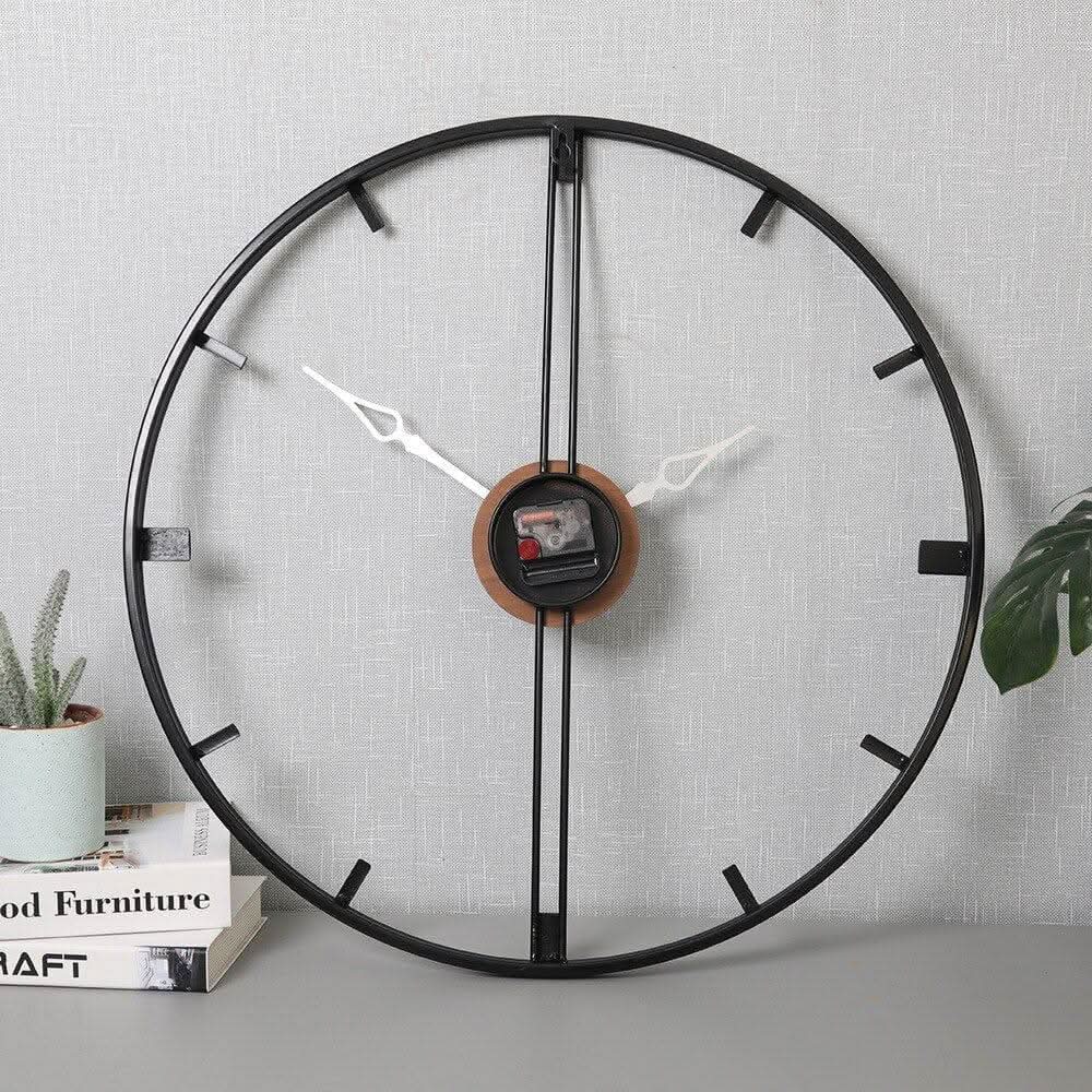 OPHELEA Offenes Kreisrahmen-Wanduhr
