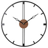 OPHELEA Offenes Kreisrahmen-Wanduhr