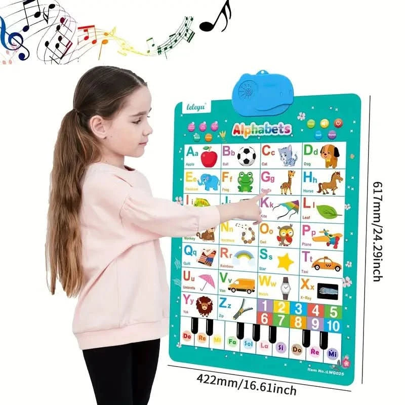 SpielLernen ABC – Sprechendes Lernposter mit Liedern & Quiz für Kinder ab 2 Jahren