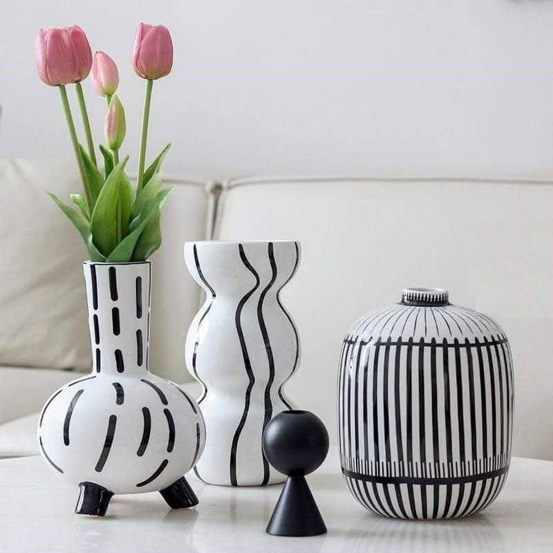 HANAMI – Elegante Keramikvase Für Stilvolle Räume