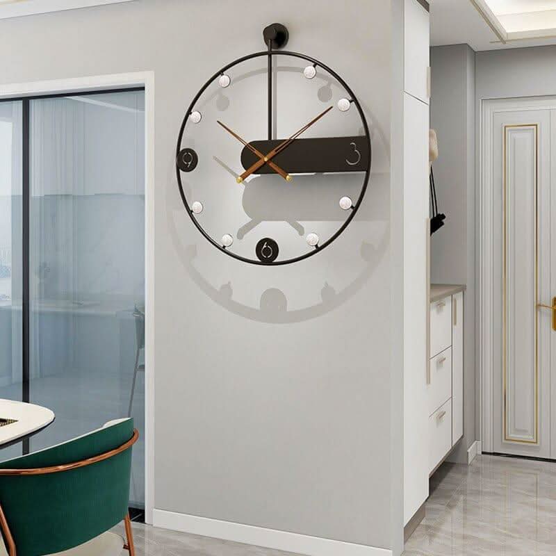 MIRELISSE Moderne Orbitale Punkt Wanduhr