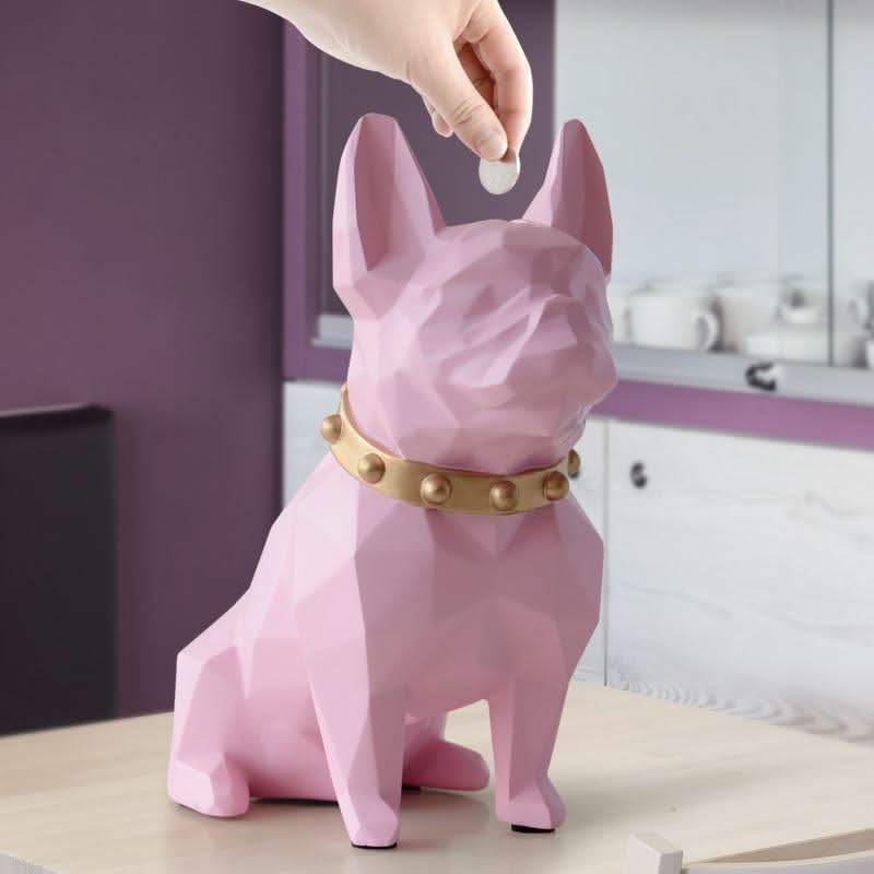 NYLARIA Handwerks Bulldogge Münzbank Dekorationshöhepunkt Raumverschönerung