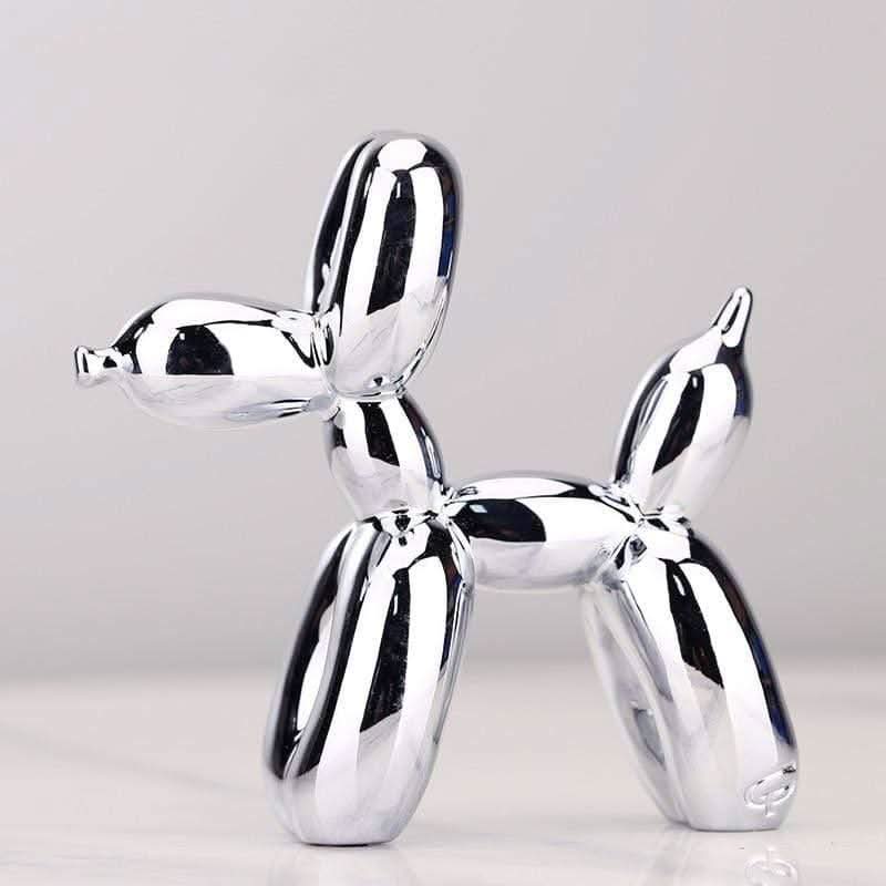 Elisvana Pop Art Ballon Hund Figur Aus Harz Hochwertige Skulptur