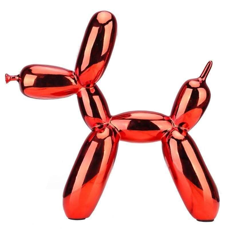 Elisvana Pop Art Ballon Hund Figur Aus Harz Hochwertige Skulptur