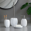 BathLux - 4teiliges Badezimmer-Accessoires-Set