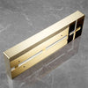 Duschablage - Goldene Badezimmerablage Mit Haken