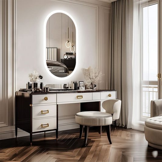 Mirona Beleuchteter Spiegel Badezimmer Modernes Design Optimale Ausleuchtung