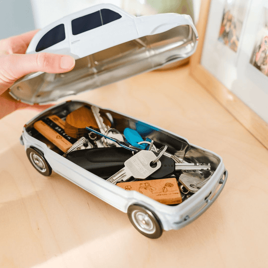 FIAT 500 Vorratsdose – Retro-Metalldose mit ikonischem Fiat-500-Design
