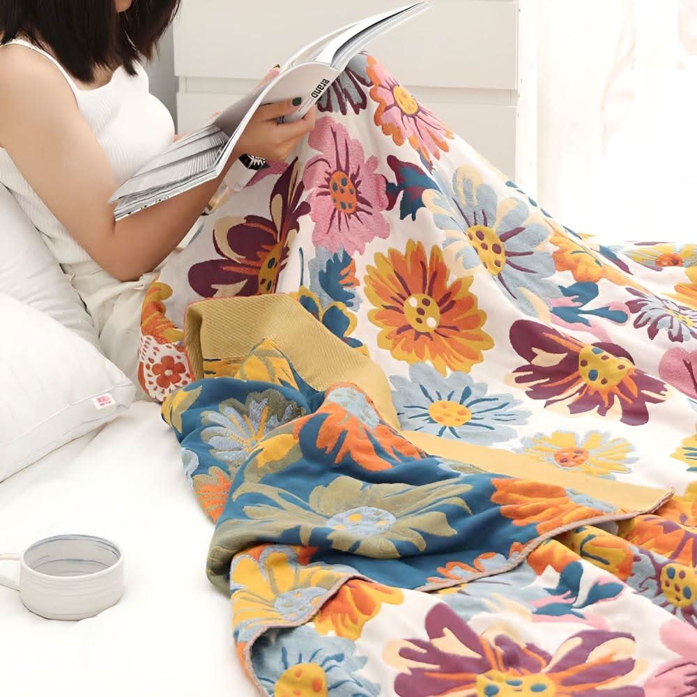 BloomBright - Weiche Stoff-Decke