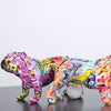 VALORISSA Städtische Kunst Bulldoggenfigur Aus Harz Mit Stil Für Räume