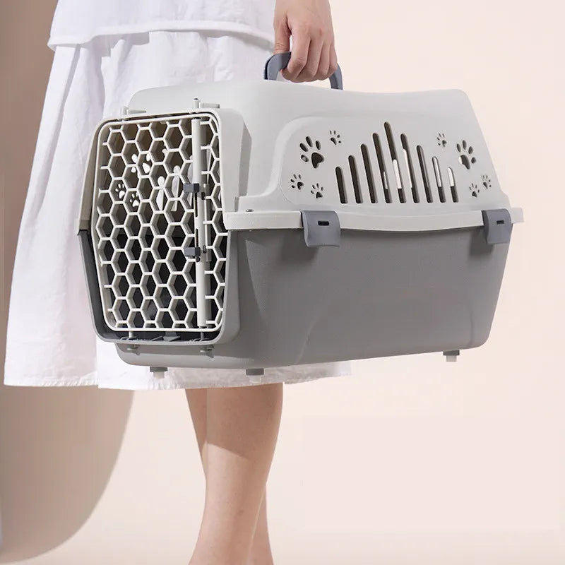 Tragbare Haustiertransportbox – Robuste Hundekäfige für Reisen IATA-konform