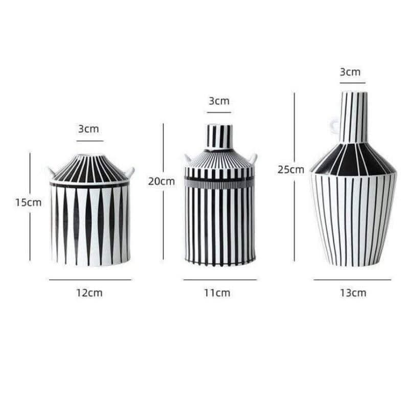 KAZURI – Elegante Keramikvase für ein modernes Ambiente