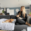 Quehy Tierbett – Waschbare Luxus-Kuscheldecke Für Hunde & Katzen