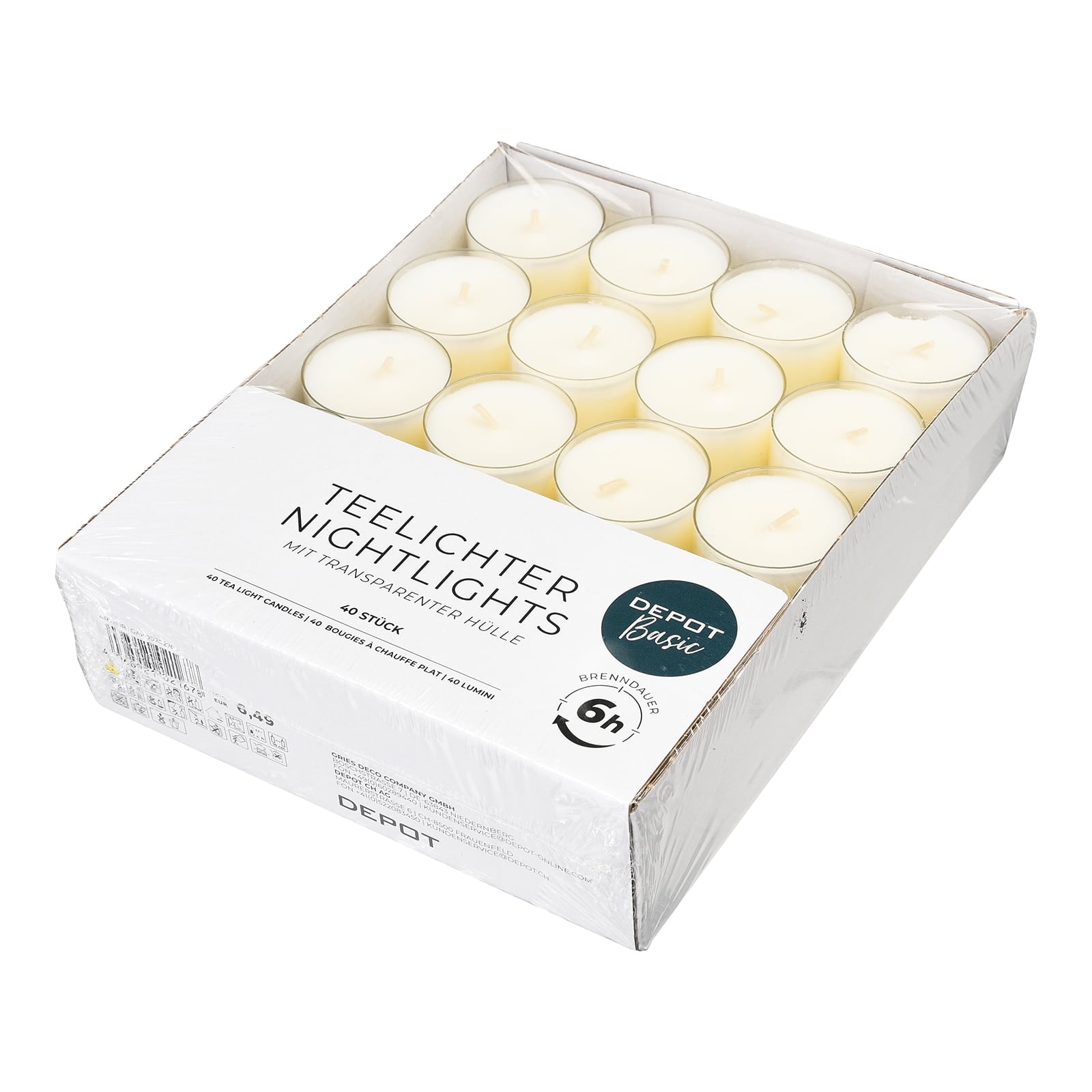 Teelichter Nachtlicht