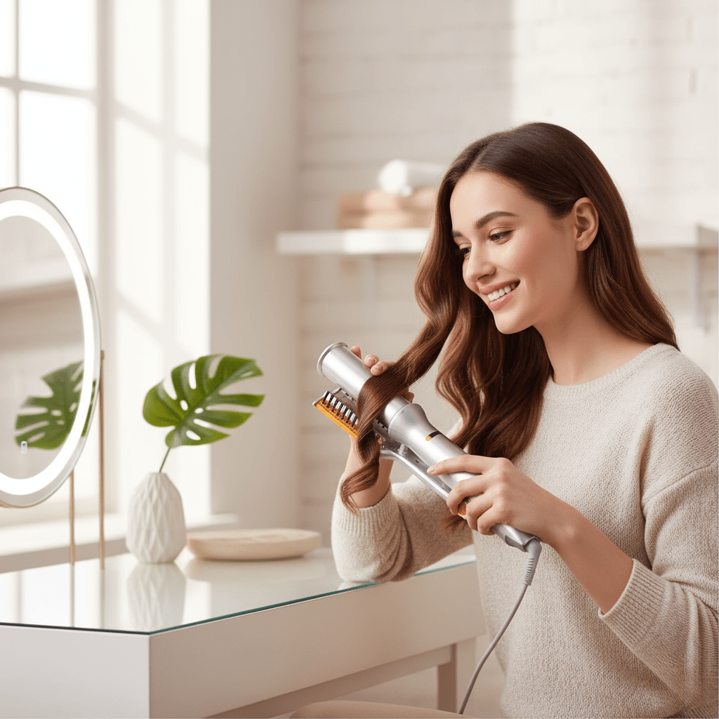 STYLEROTIC – 2-In-1-Rotationshaarbürste Zum Stylen Und Glätten