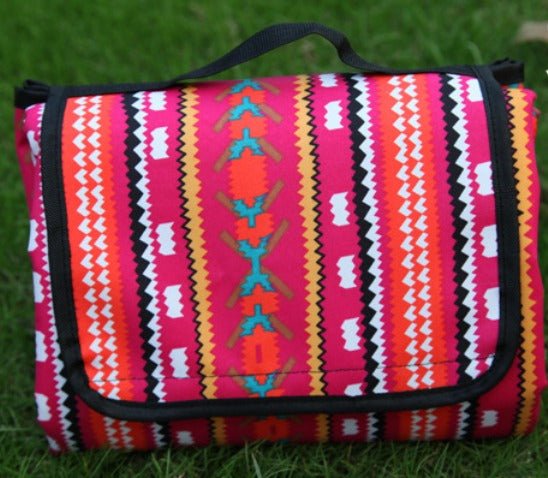 Outdoordecke – Wasserdichte Picknickdecke Mit Ethno-Design Für Camping Und Ausflüge