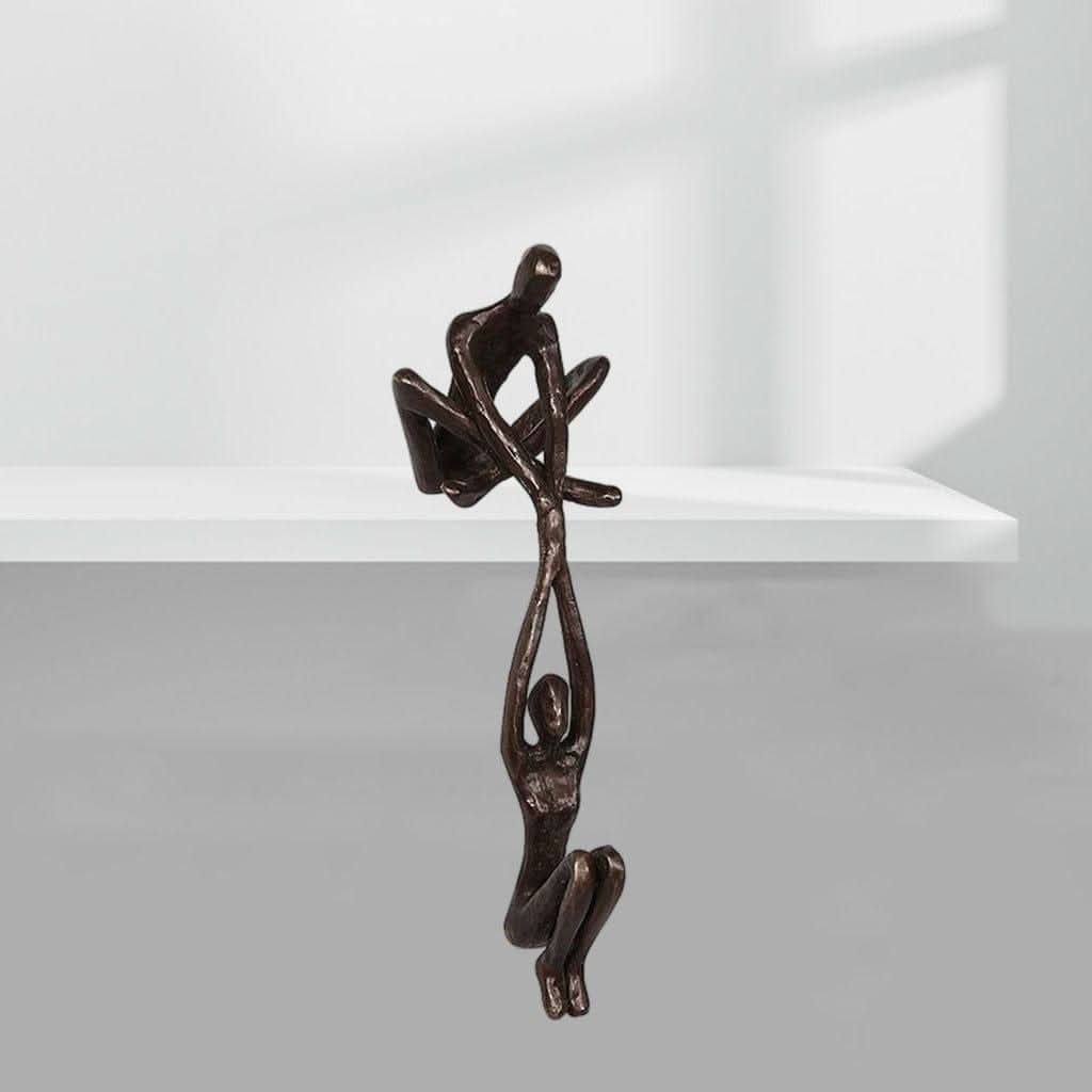 ALTRIVA Abstrakte Menschenfigur-Skulptur Minimalistisches Design Harz Eleganz Und Stärke
