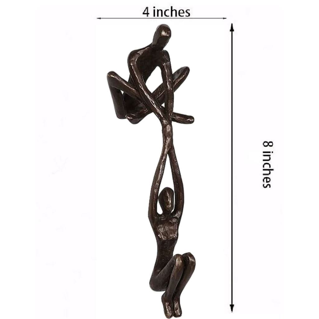 ALTRIVA Abstrakte Menschenfigur-Skulptur Minimalistisches Design Harz Eleganz Und Stärke