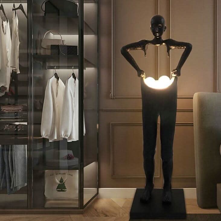 Moises Stehlampe Modernes Design Glanzvolle Beleuchtung Wohnzimmer Büro